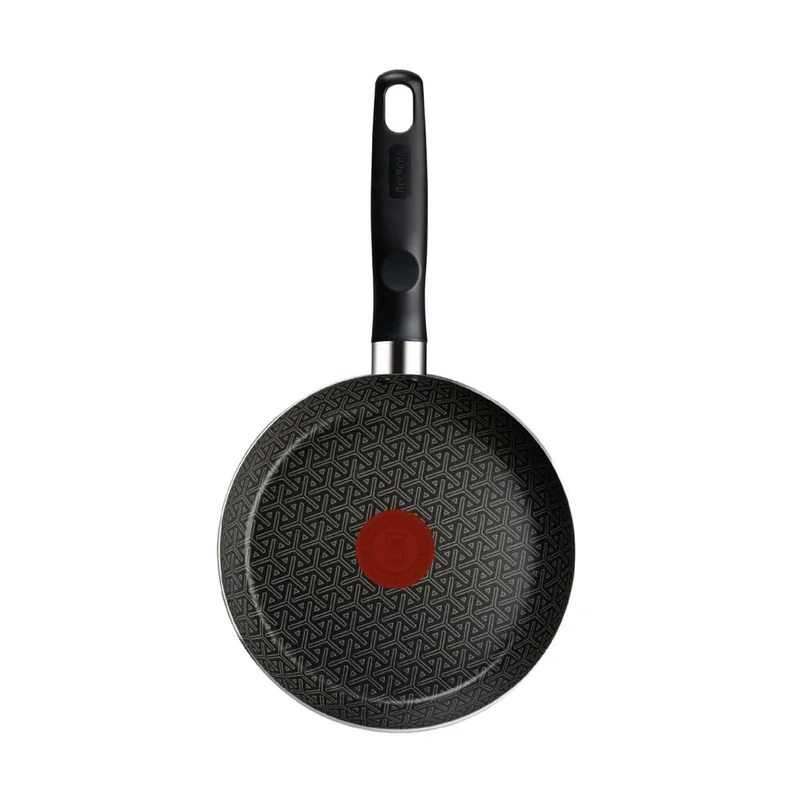 Frigideira Rochedo Robusta Grafite 20cm com Antiaderente Resist 3X, Reforçado com Partículas Minerais, Alta Espessura, Base Limpa Fácil e Thermo-Sinal