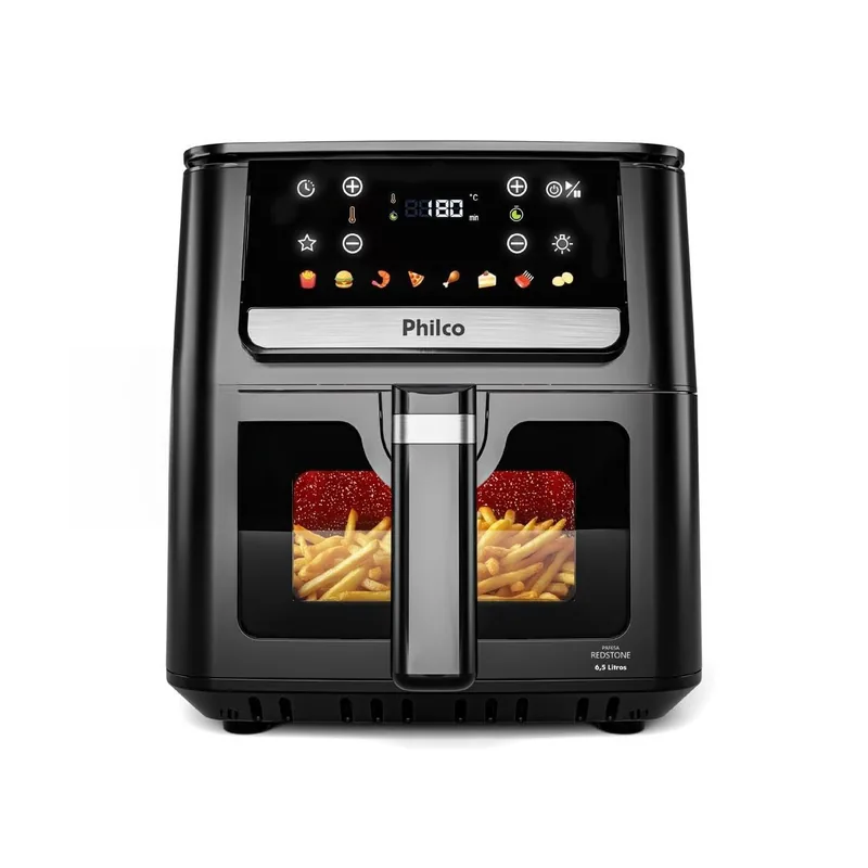 Air Fryer Philco 6,5L Visor Glass 1700W PAF65 127V